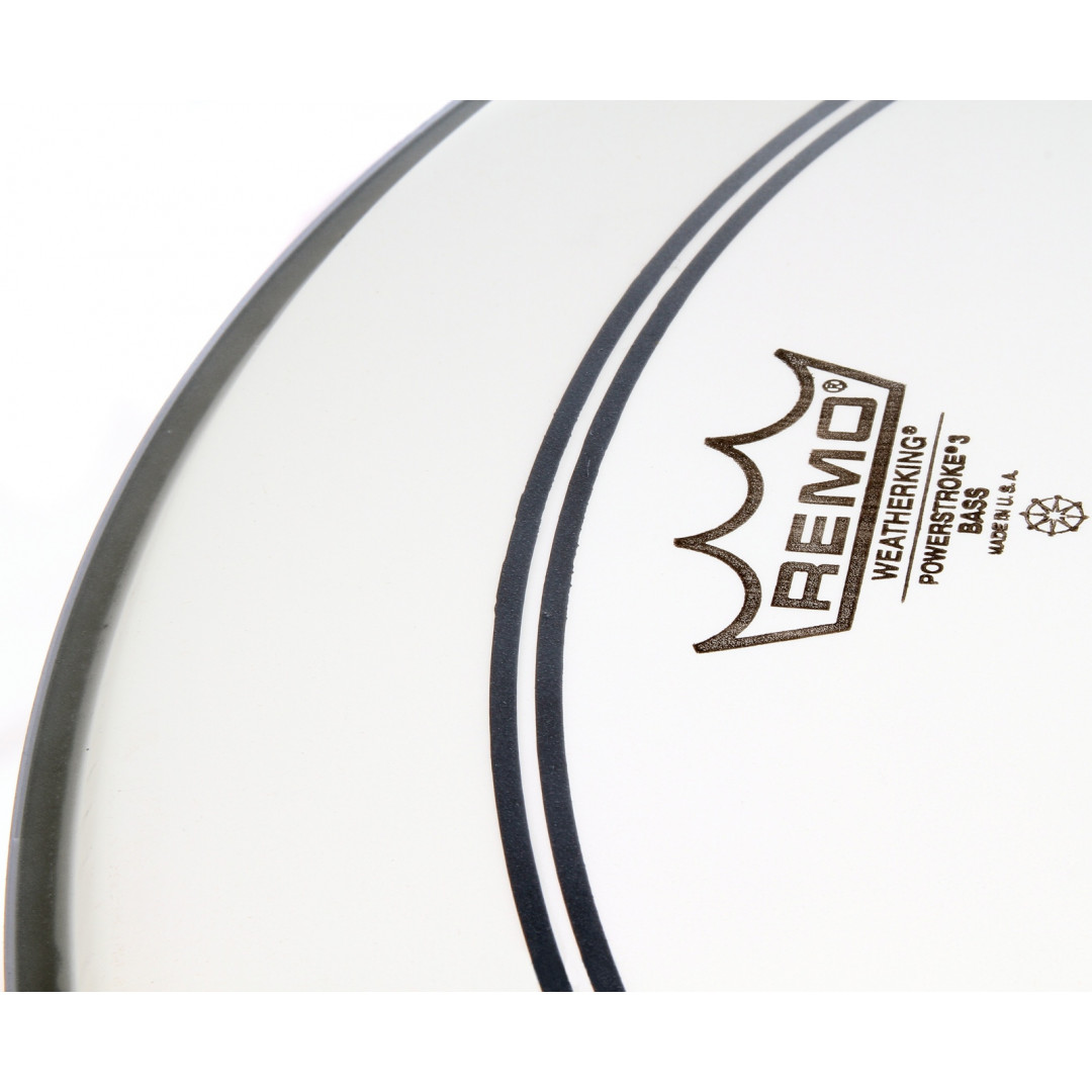 006259.jpg REMO POWERSTROKE PS-3 ΔΕΡΜΑ 20'' COATED W-DOT (BASS DRUM) - Image 1