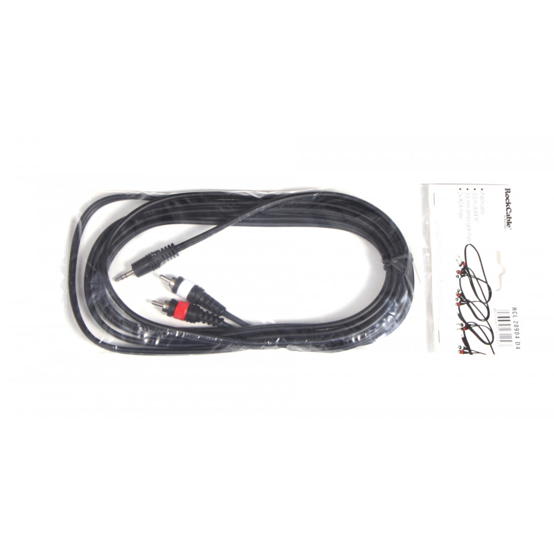 009655.jpg ROCKBAG RCL 20904 D4 3μ ΚΑΛΩΔΙΟ 2 RCA - STEREO JACK 3,5mm - Image 1
