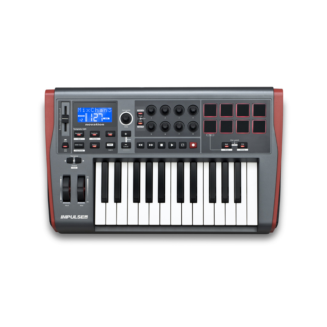 009976.jpg NOVATION IMPULSE 25 MIDI KEYBOARD - Image 1