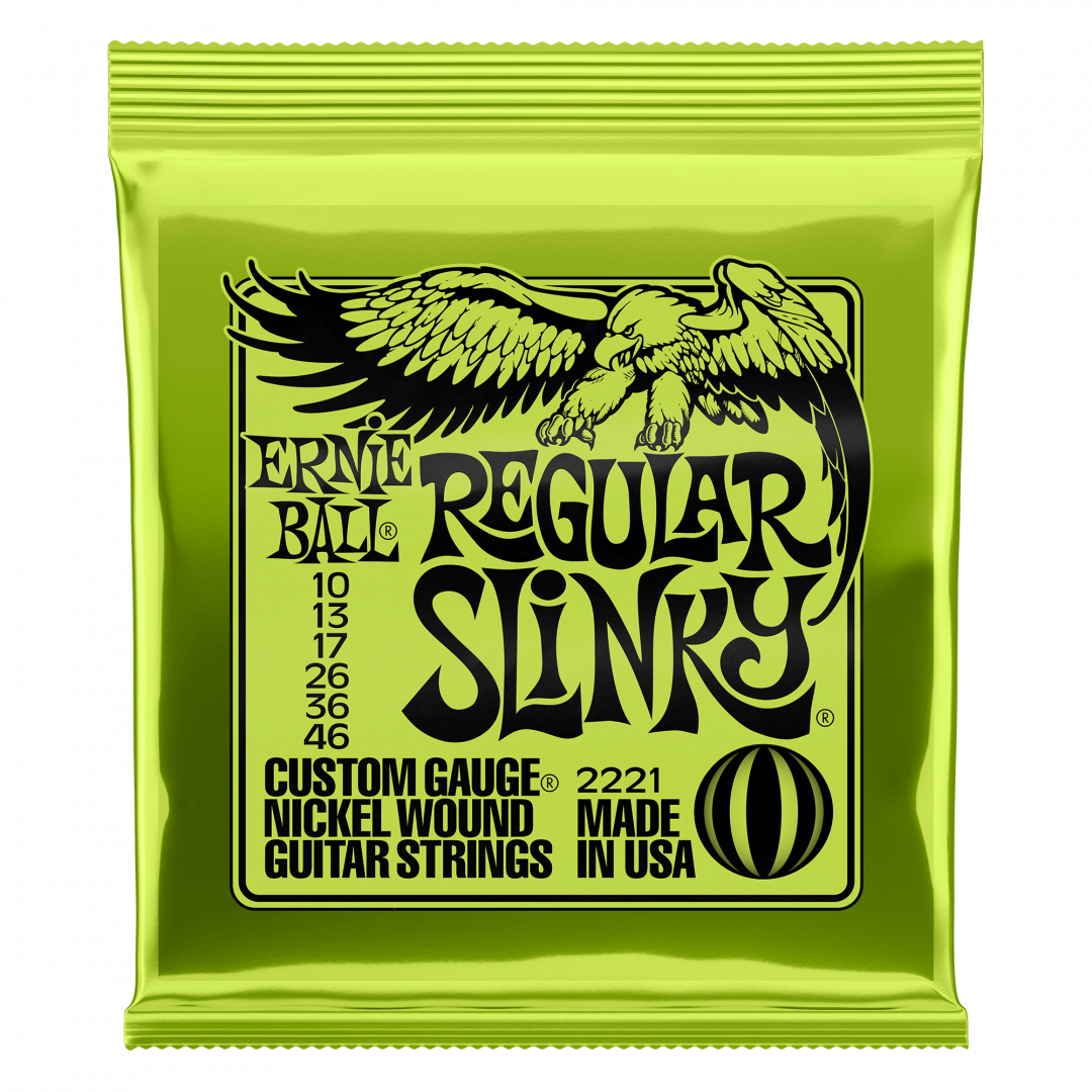1139R2E1622626741.png ERNIE BALL 2221 REGULAR SLINKY 010 ΧΟΡΔΕΣ ΣΕΤ ΗΛΕΚ. - Image 1