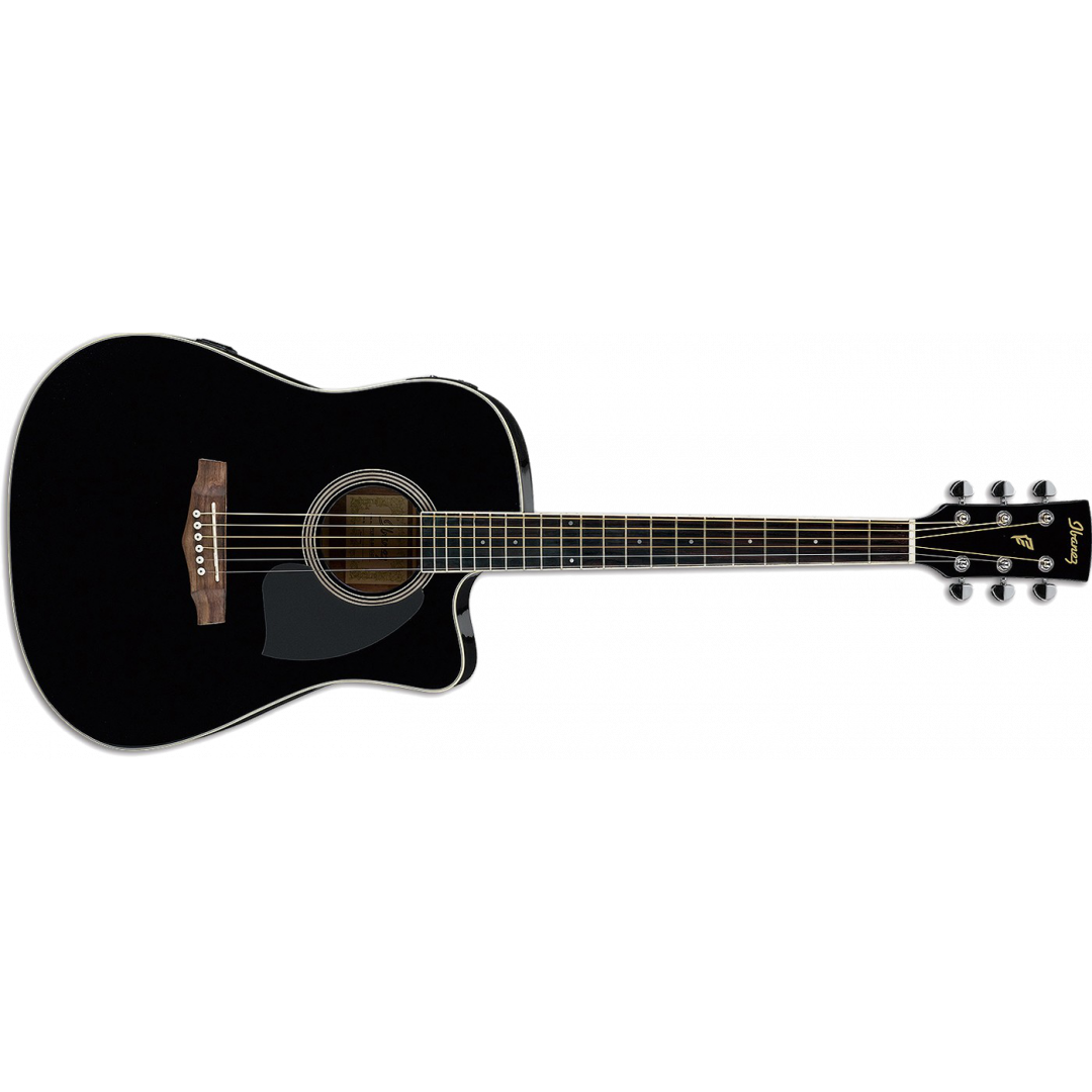 12025YwU1426956364.png IBANEZ PF15ECE BLACK ΗΛ/ΑΚΟΥΣΤΙΚΗ ΚΙΘΑΡΑ - Image 1
