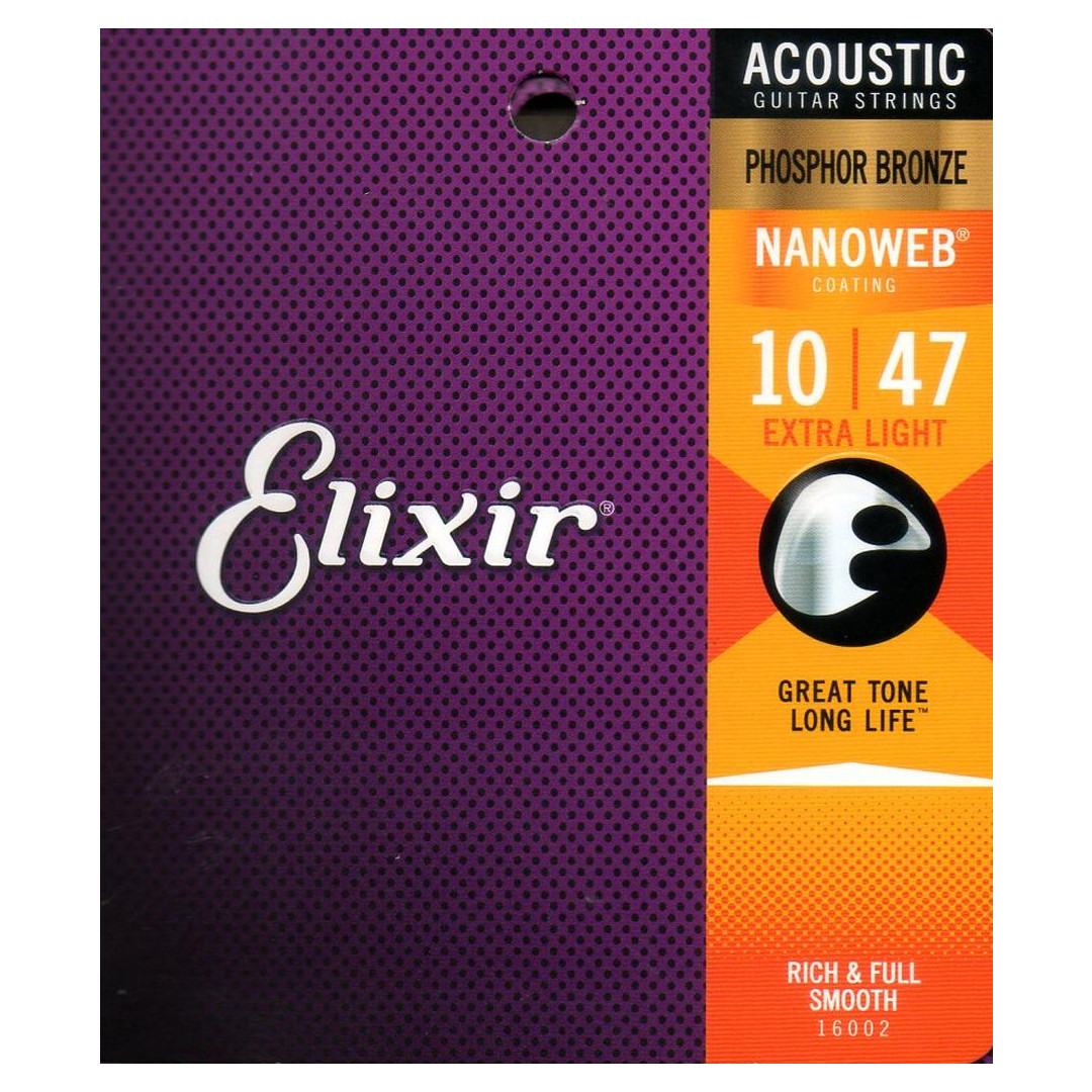 13505qaX1650274911.jpg ELIXIR 16002 PHOSPHOR BRONZE ΜΕ NANOWEB COATING ΧΟΡΔΕΣ ΑΚΟΥΣΤΙΚΗ - Image 1