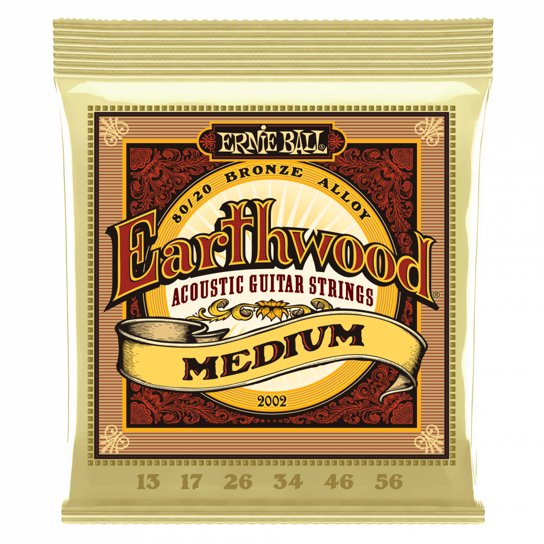 135906Tq1622628726.png ERNIE BALL 2002 Earthwood Bronze Ακουστικής 13-56 Medium - Image 1