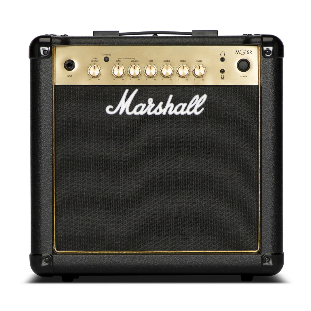 15272NJT1567764183.jpg MARSHALL MG15GR 15 WATT ΕΝΙΣΧΥΤΗΣ ΚΙΘΑΡΑΣ ΜΕ REVERB - Image 1