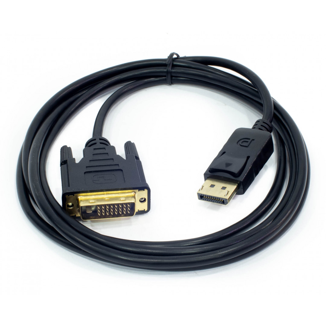 15516wu91600444730.jpg POWERTECH CAB-DVI007 2m DVI 24+1 DL ΣΕ DP ΚΑΛΩΔΙΟ - Image 1