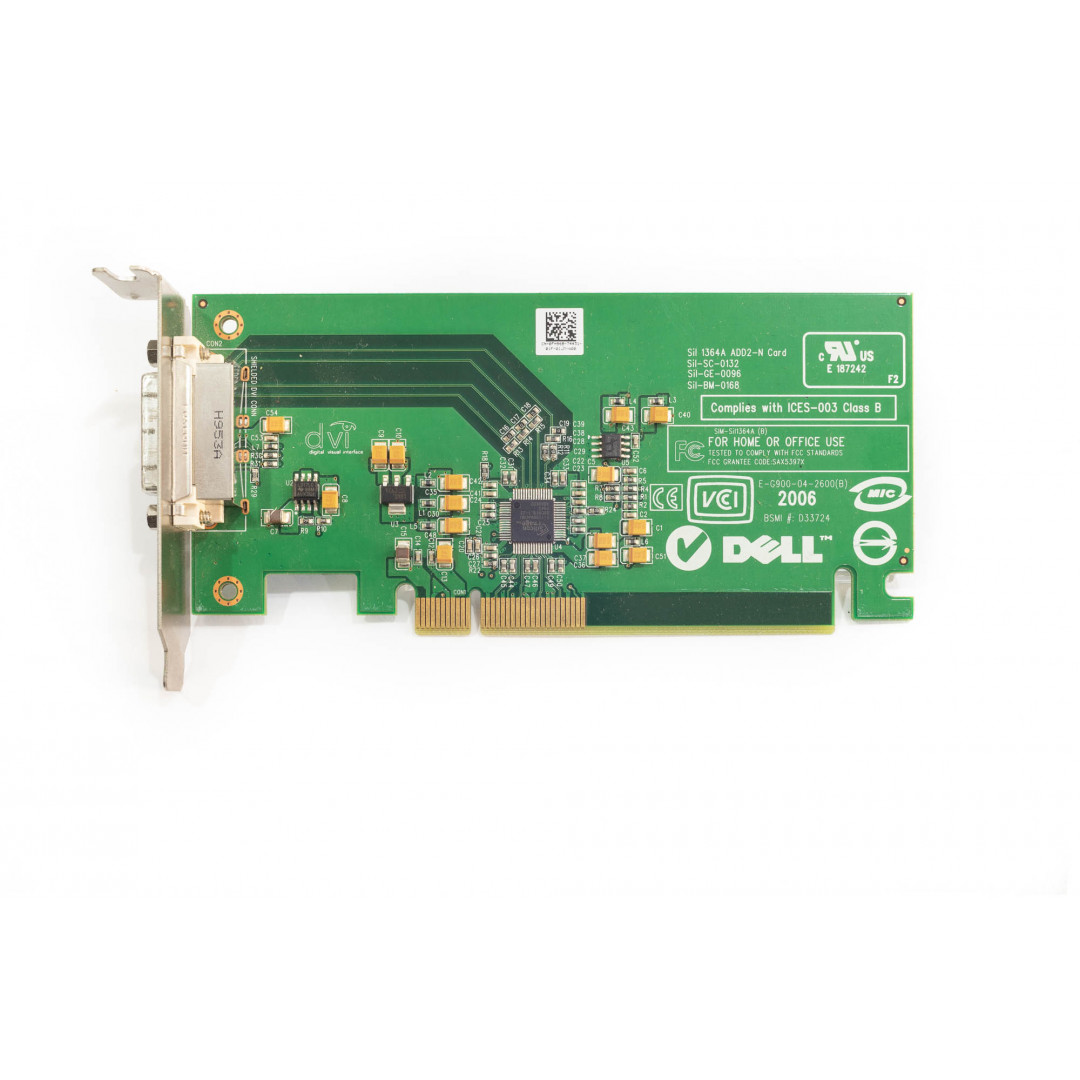 15709c3r1600331007.jpg DELL Sil1364A Pci-Express x16 DVI GRAPHICS CARD - Image 1