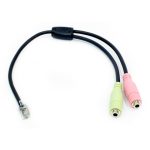 POWERTECH CAB-J037 RJ10 σε 2x 3.5mm