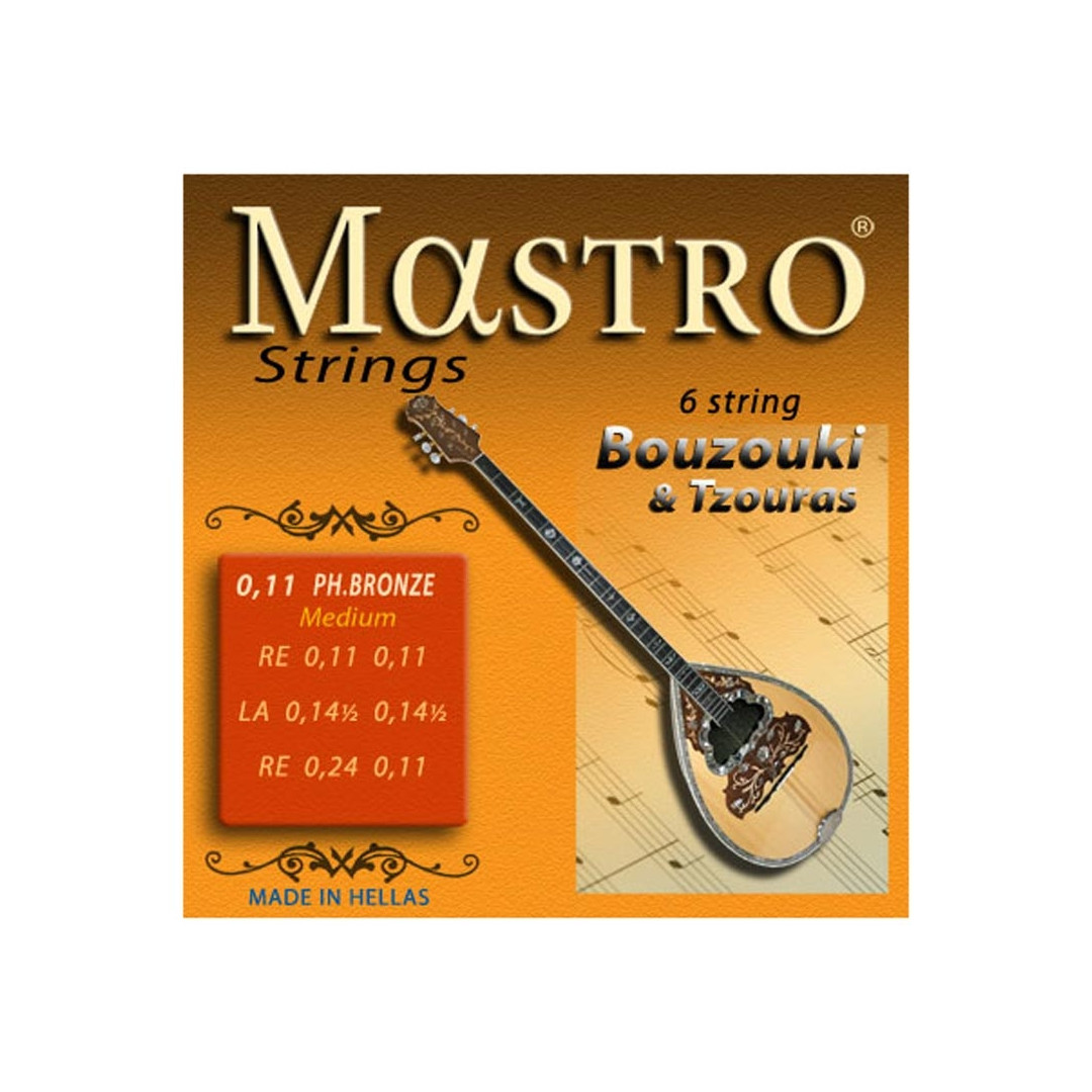 157641608379491.jpg MASTRO PHOSPHOR BRONZE ΧΟΡΔΕΣ ΜΠΟΥΖΟΥΚΙΟΥ 6ΧΟΡΔΟΥ 011-024 - Image 1