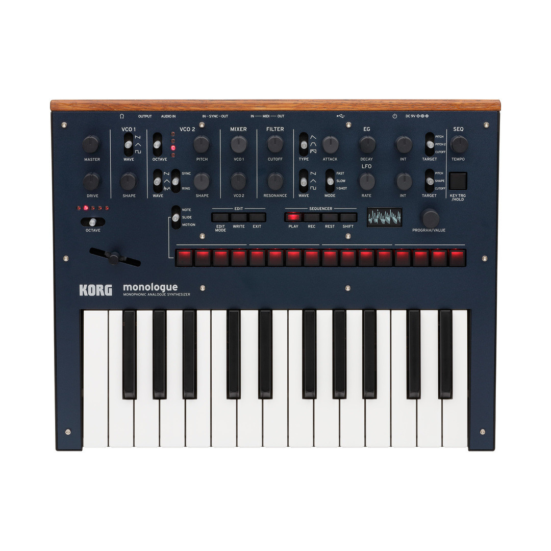 15840ate1608420790.jpg KORG MONOLOGUE-BL MONOPHONIC ANALOG SYNTHESIZER BLUE - Image 1