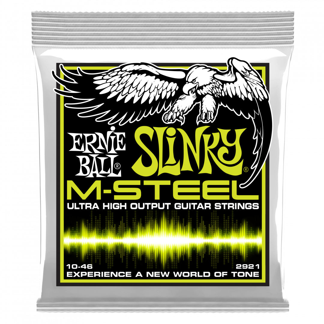 15866CMT1622633065.png Ernie Ball 2921 M-Steel Regular Slinky 010-046 Σετ 6 χορδές ηλεκ - Image 1