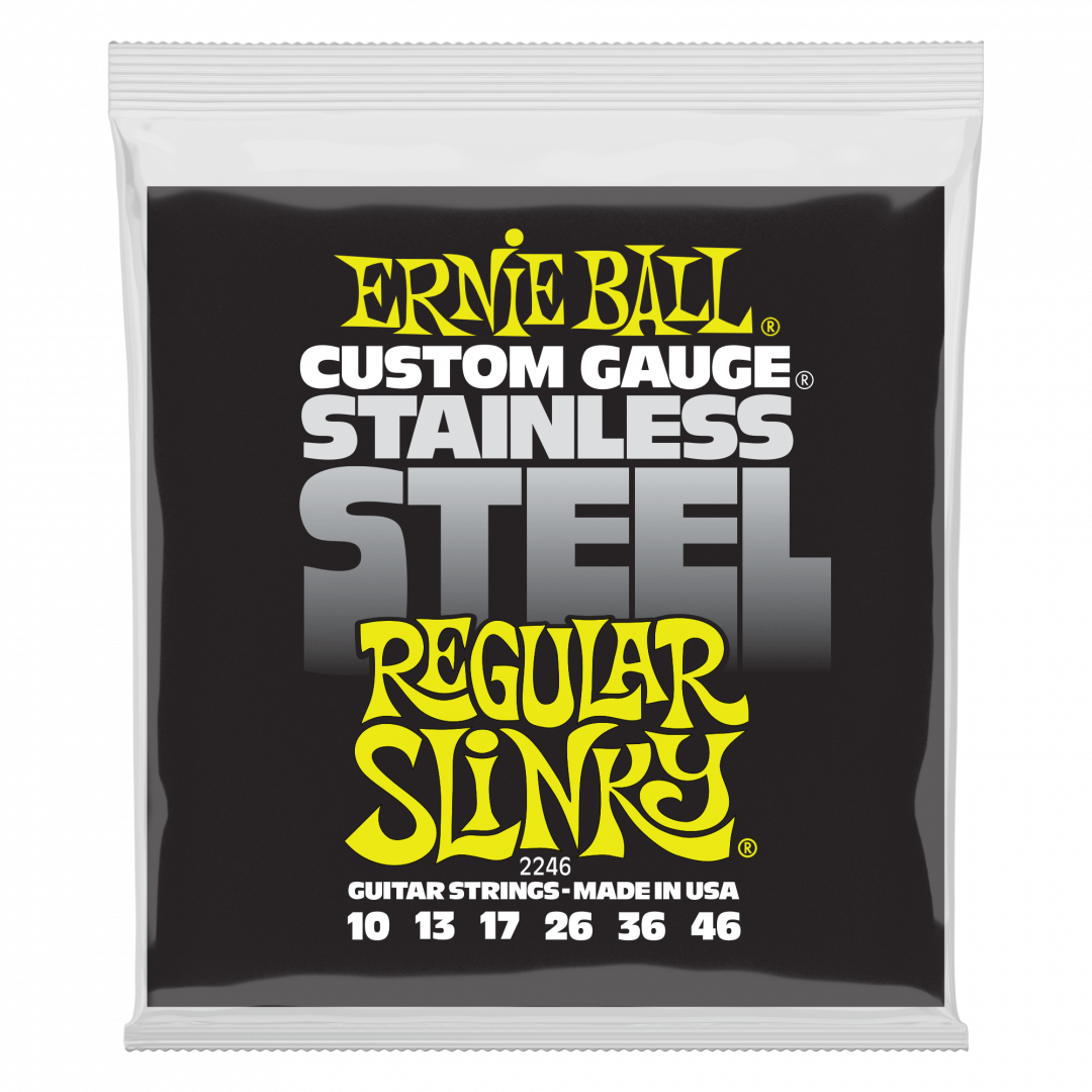 15868I2L1622632237.png Ernie Ball 2246 Stainless Steel Regular Slinky 010 - 046 Σετ 6 χ - Image 1