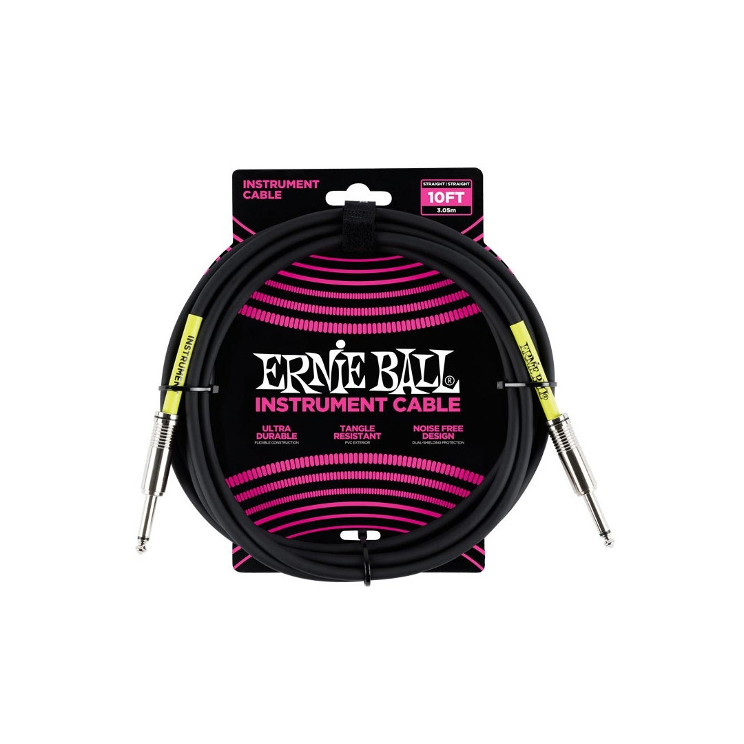 158691607708122.jpg Ernie Ball 6048 Classic Jack Mono - Jack Mono Black 3.00m Καλώδι - Image 1