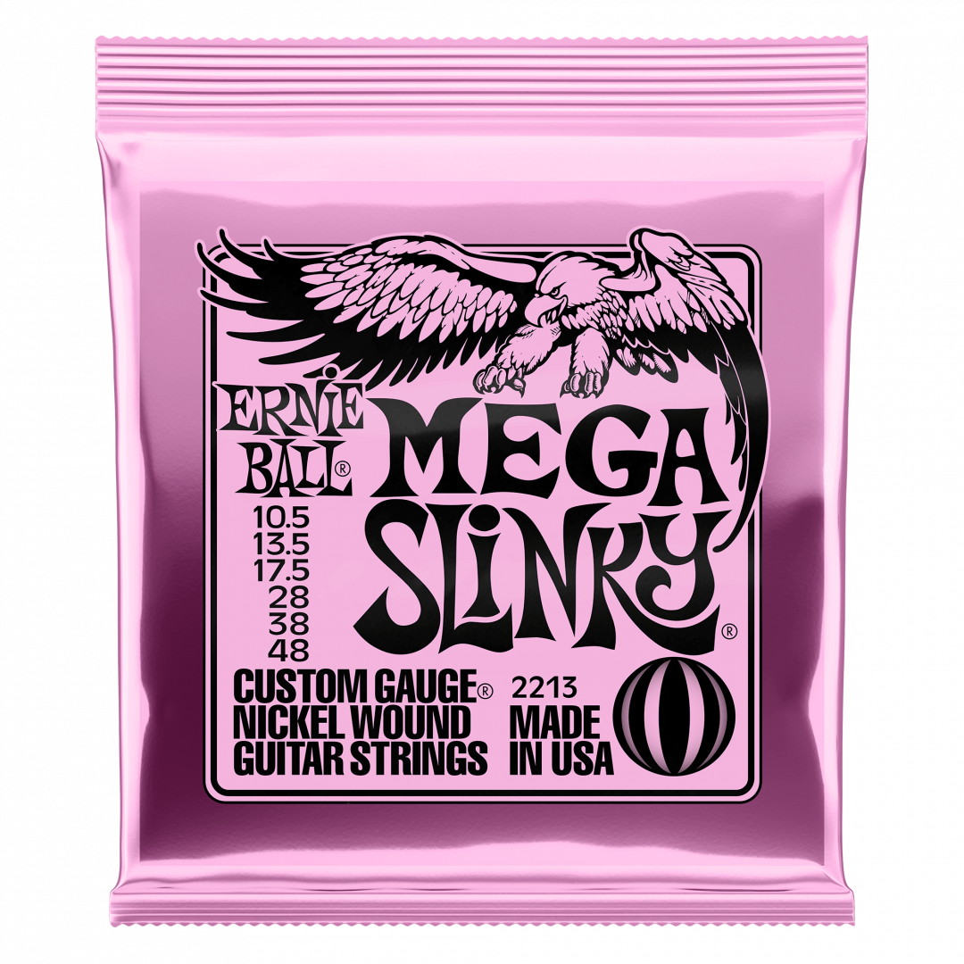 15874GB71622626570.png Ernie Ball 2213 Mega Slinky 010.5-048 Σετ 6 χορδές ηλεκτρικής κι - Image 1