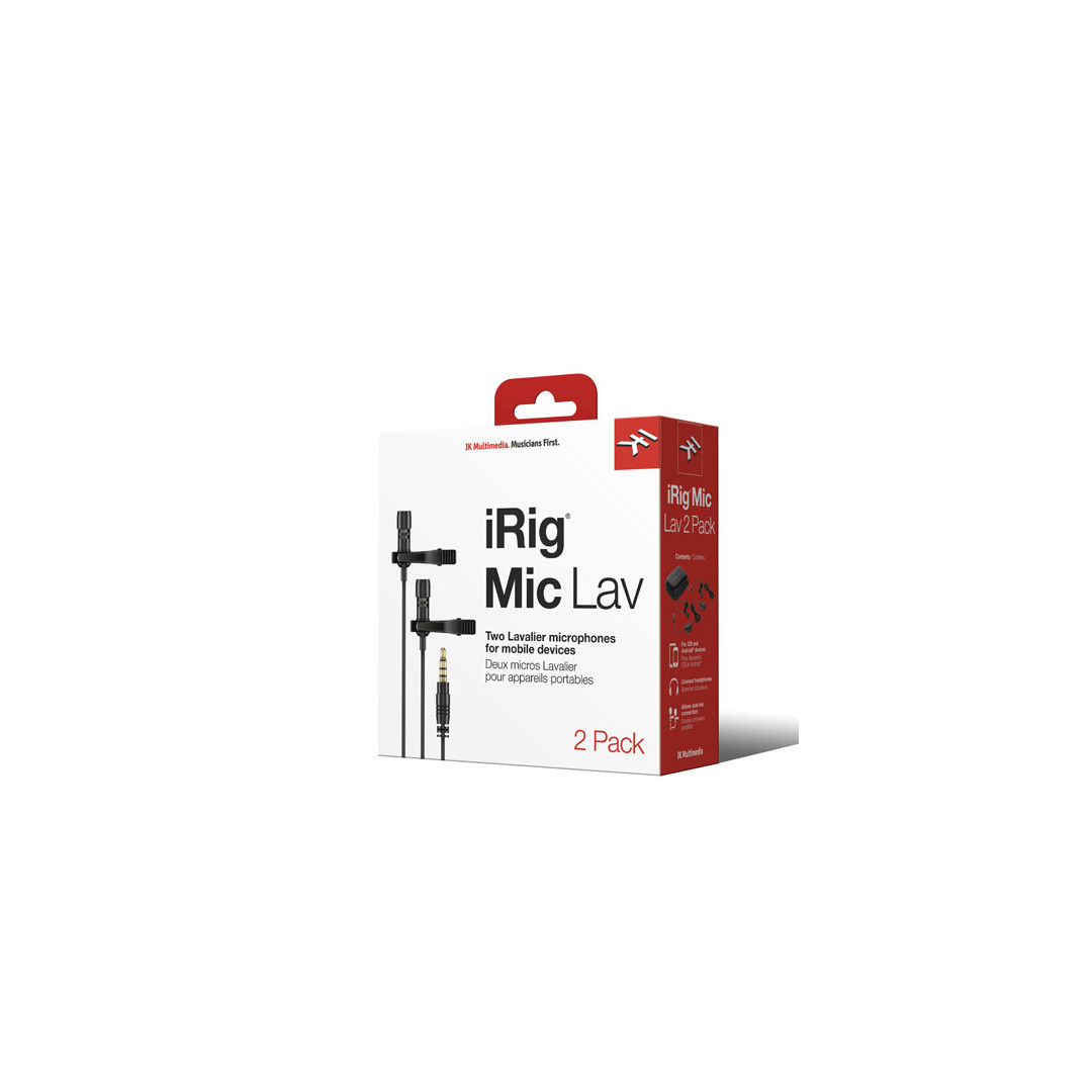 159421608050780.jpg IK Multimedia iRig Mic Lav 2-Pack Σετ 2 πυκνωτικών μικροφώνων... - Image 1