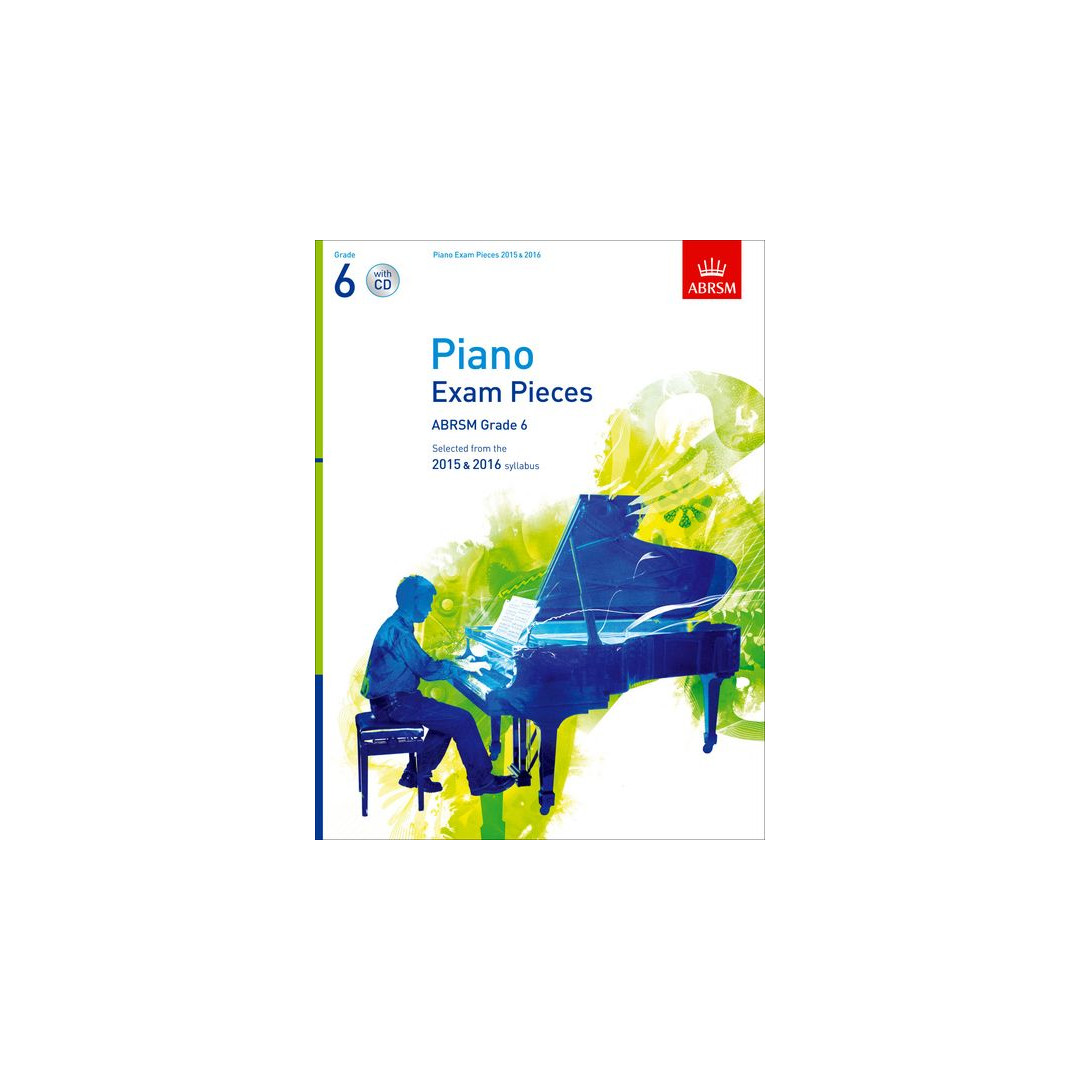 159821608110656-1.jpg ABRSM Selected Piano Exam Pieces 2015 - 2016 Grade 6 & CD - Image 1