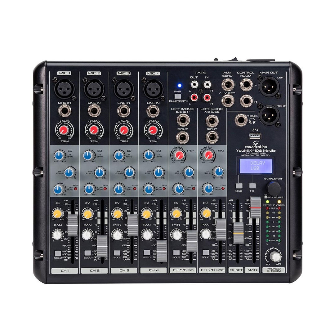 161611608353360.jpg SOUNDSATION YOUMIX-402 Κονσόλα ήχου - Image 1