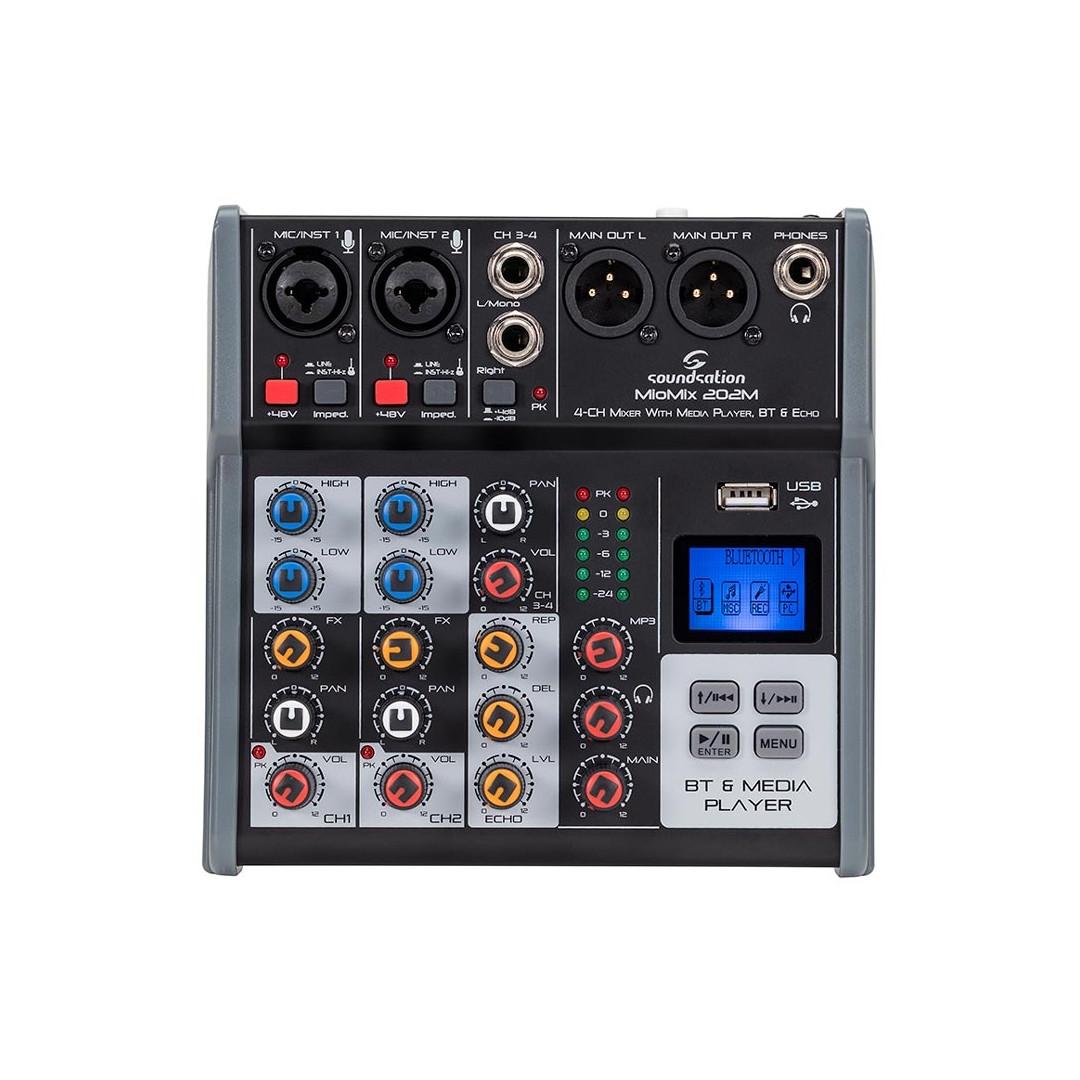 161661608353815.jpg SOUNDSATION MIOMIX 202M Κονσόλα ήχου - Image 1