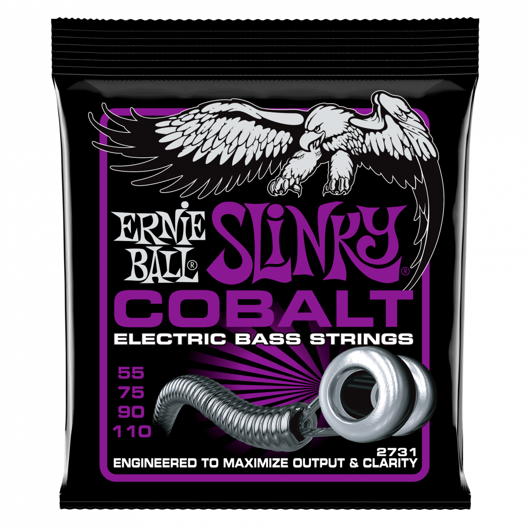 1621327j1622701802.png Ernie Ball 2731 Cobalt Power Slinky 055 - 110 Σετ 4 χορδές ηλεκτρικού ... - Image 1