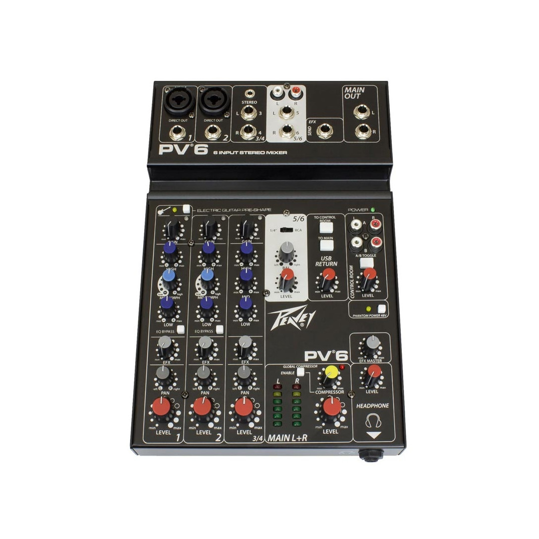 162531608364569.jpg PEAVEY PV6 6-Channel Κονσόλα ήχου - Image 1
