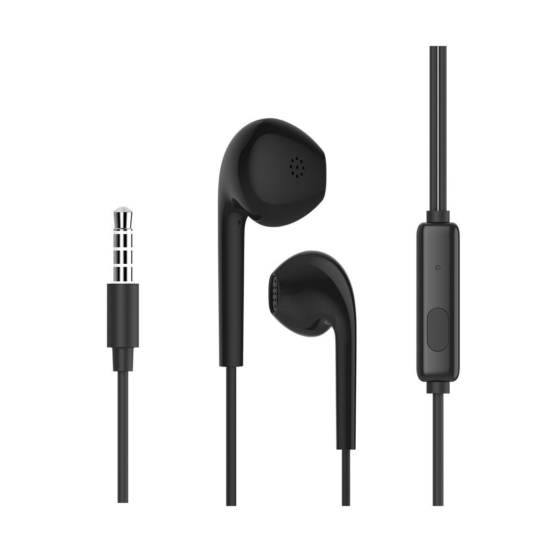 164821609427617-1.jpg CELEBRAT earphones G12 με μικρόφωνο, 14.2mm, 1.2m, μαύρο - Image 1