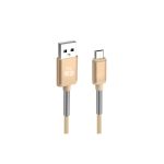 POWERTECH PTR-0016 Καλώδιο USB σε Micro USB flex alu copper, 1m