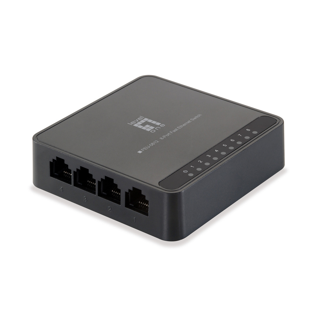 165501610974265-1.jpg LEVEL ONE FEU-0812 Ethernet switch, 8-port 10/100Mbps, Ver. 1.0 - Image 1