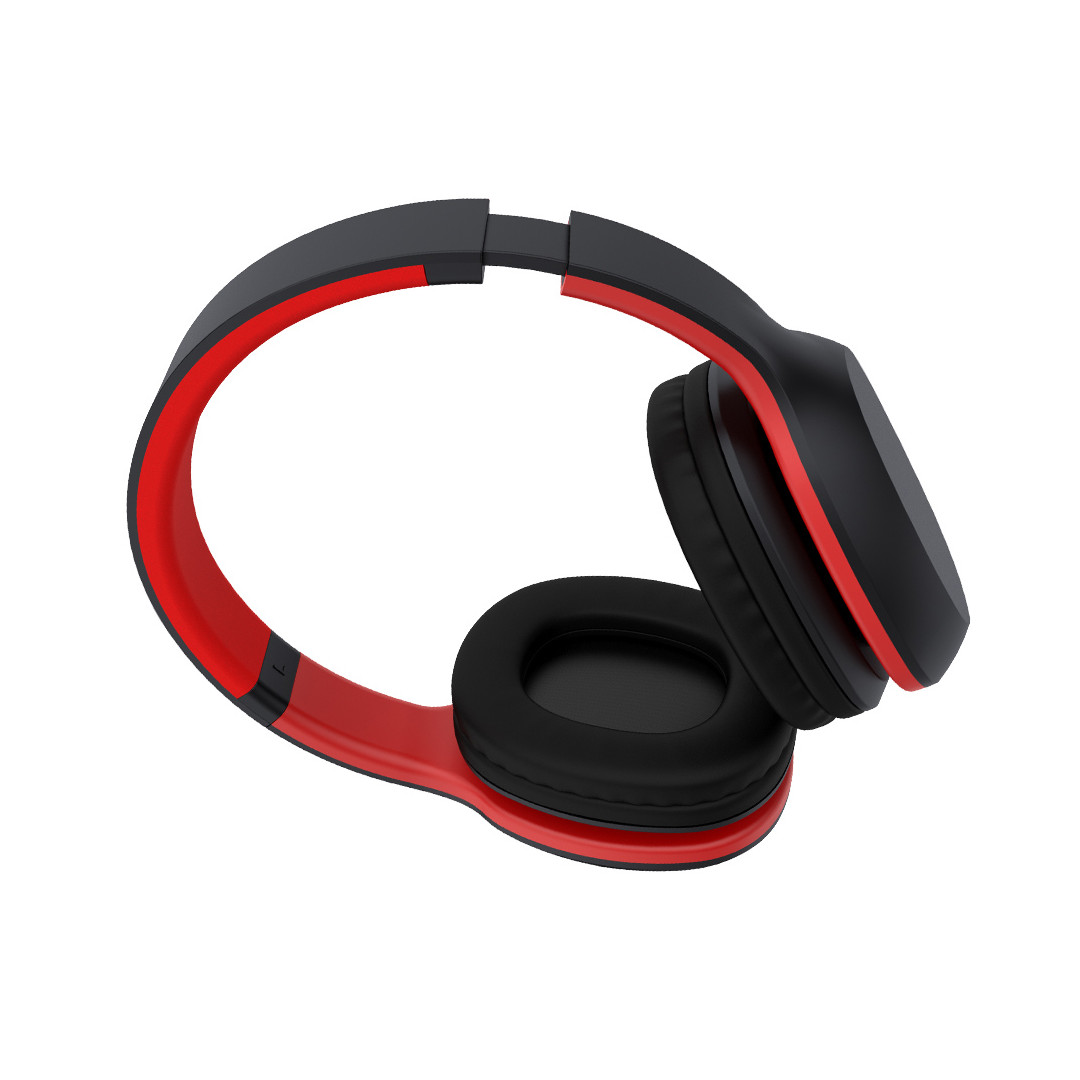 16552RKp1611598864-1.jpg CELEBRAT A18-BKRD Bluetooth headphones , wireless & wired - Image 1