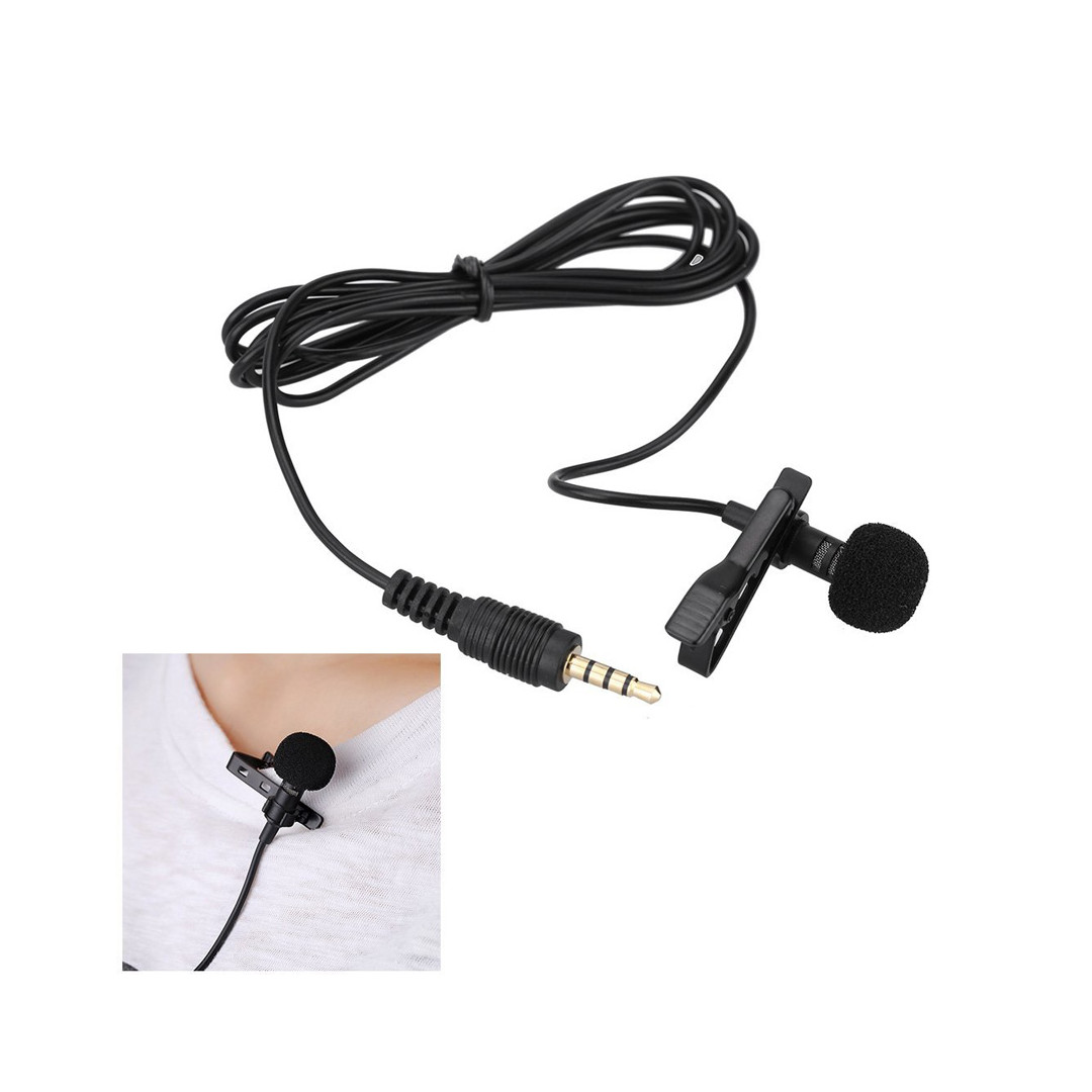 165591611488532-1.jpg POWERTECH CAB-J034 clip-on μικρόφωνο με καλώδιο 1,5m , βύσμα 3.5mm - Image 1