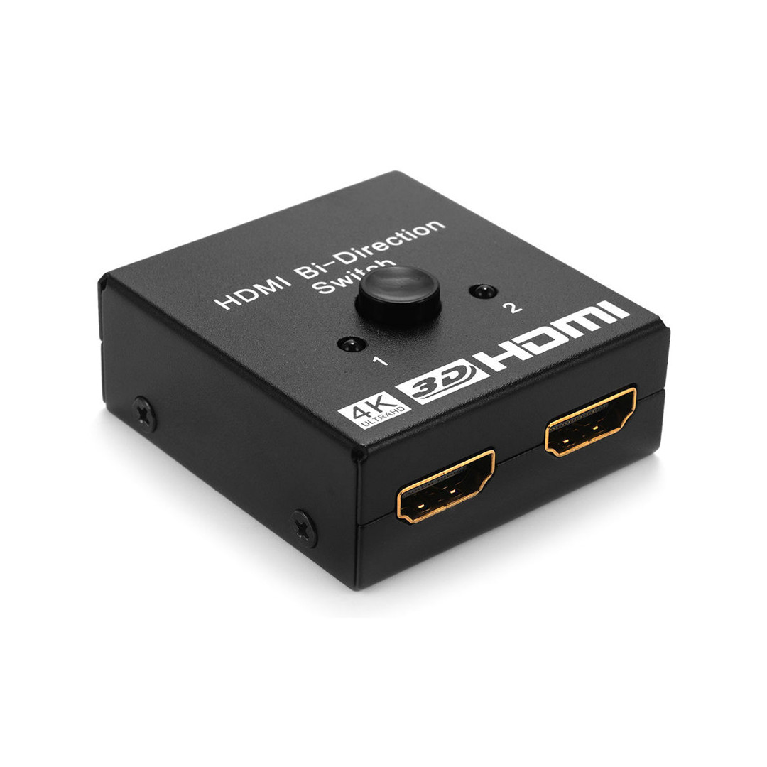 165611611598574.jpg POWERTECH CAB-H112 HDMI Bi-Direction switch 2 σε 1, 4K x 2K & 3D, μαύρο - Image 1