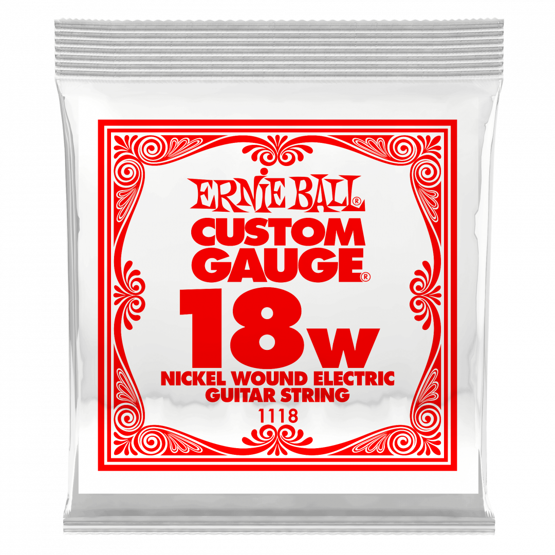 16918Blo1622629875.png Ernie Ball 1118 Nickel Wound 018w Χορδή ηλεκτρικής κιθάρας... - Image 1