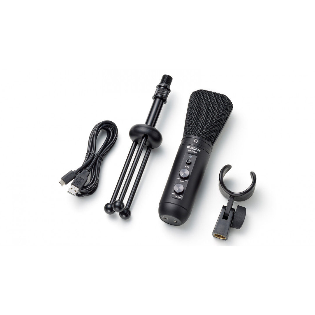 17010aU21630055304-1.jpg TASCAM TM-250U Πυκνωτικό μικρόφωνο USB - Image 1