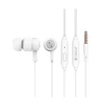 CELEBRAT Earphones CLB-V1-WH με μικρόφωνο, 10mm, 3.5mm, 1.2m, λευκό Mo...