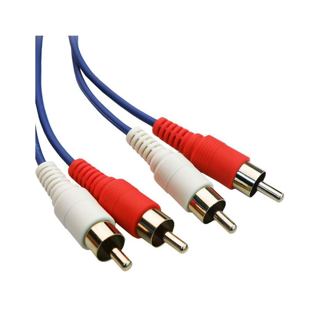 171551642157875.jpg POWERTECH καλώδιο 2x RCA σε 2x RCA CAB-R001, 1.5m, μπλε Περιφερειακά Κ... - Image 1
