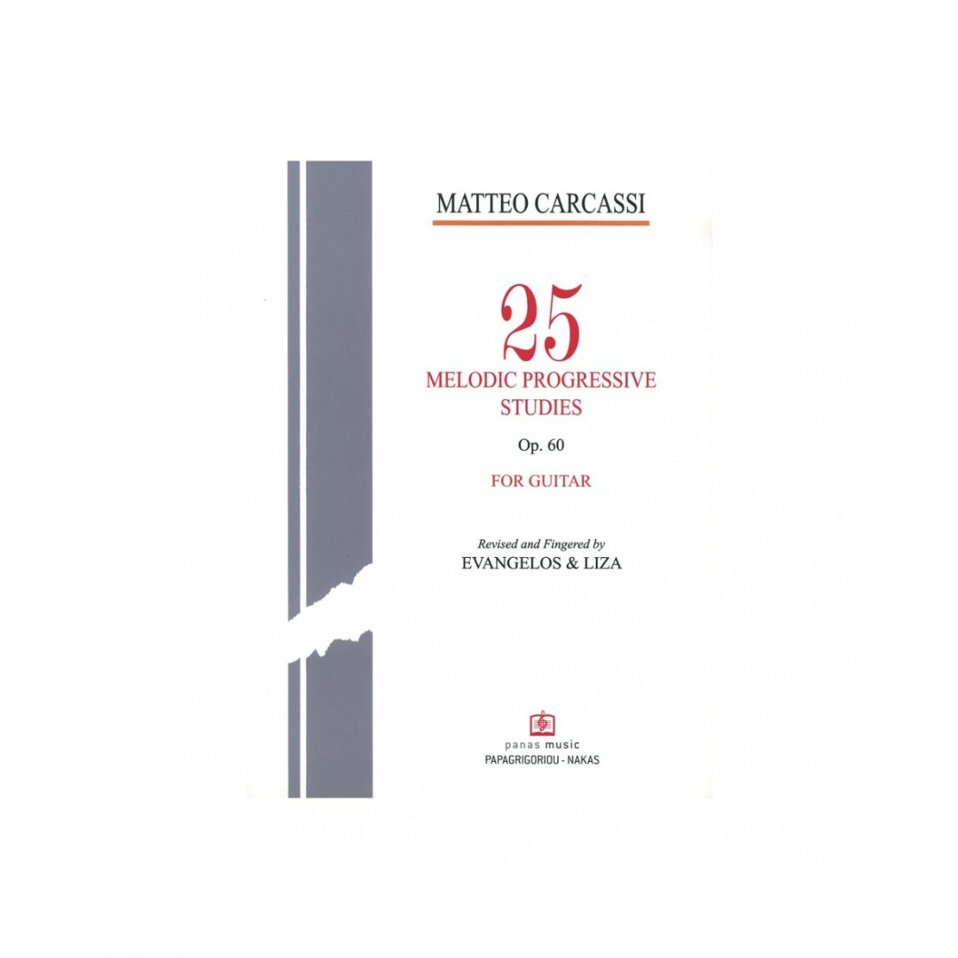 1228EWD1587814133.jpg CARCASSI 25 STUDIES OP.60 - Image 1
