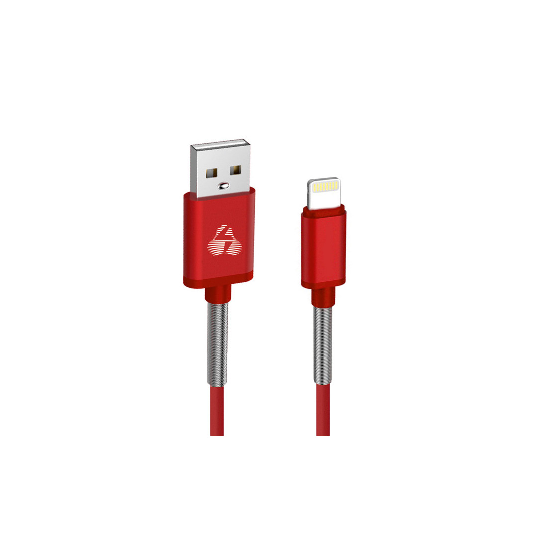 164871609427135.jpg POWERTECH PTR-0021 Καλώδιο USB σε Lightning flex alu copper, 1m, κόκκι... - Image 1