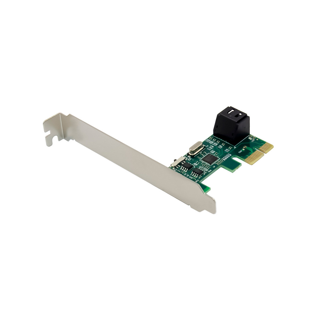 171591642759436.jpg POWERTECH ST544 κάρτα επέκτασης PCIe σε 2x SATA 3.0 ASM1061 - Image 1