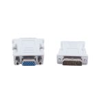 POWERTECH CAB-G019 αντάπτορας VGA σε DVI-I 24+5 , λευκός