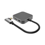 POWERTECH PTH-051 docking station , HDMI, USB-C, USB 3.0, TF, 4K