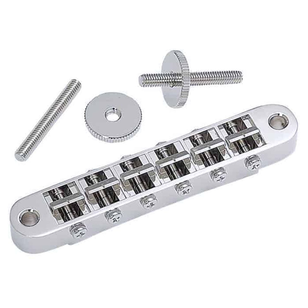 14772GOC1667807344-2.jpg ALLPARTS Gotoh Chrome Nashville Tunematic Bridge GB2540-001 - Image 1