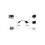 POWERTECH PTH-028 αντάπτορας DisplayPort σε VGA 1920x1200p μαύρο - Image 2