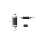 ORICO card reader CD2D-AC3 για SD & Micro SD, USB-C & USB 3.0,... - Image 2